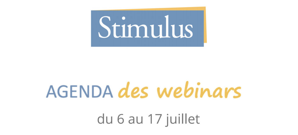 Agenda webinars Juillet