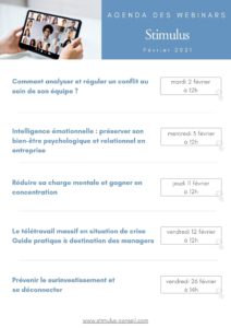 Agenda Webinars Février 2021